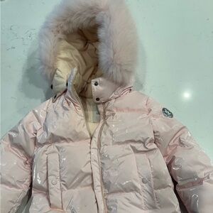 Moncler Cream and Pink Jacket
